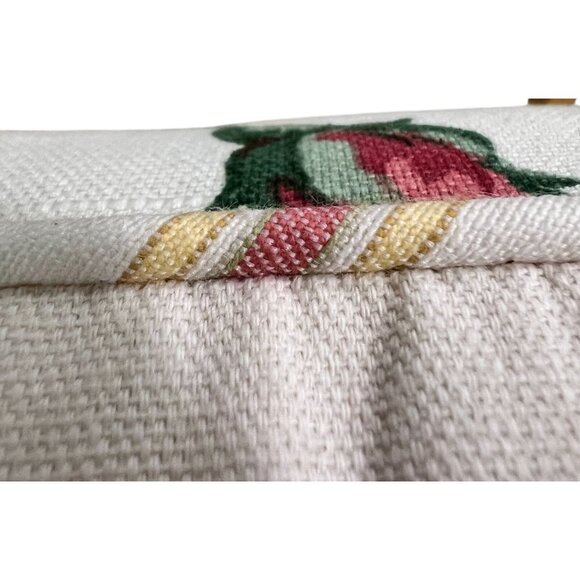 Gorgeous Pillow Expensive Materials PNK GRN WHT Decorative Lumbar Designer Touch - Picture 9 of 9